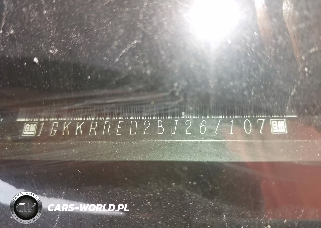 2011 GMC Acadia Slt-1 VIN:1GKKRRED2BJ267107 - 9