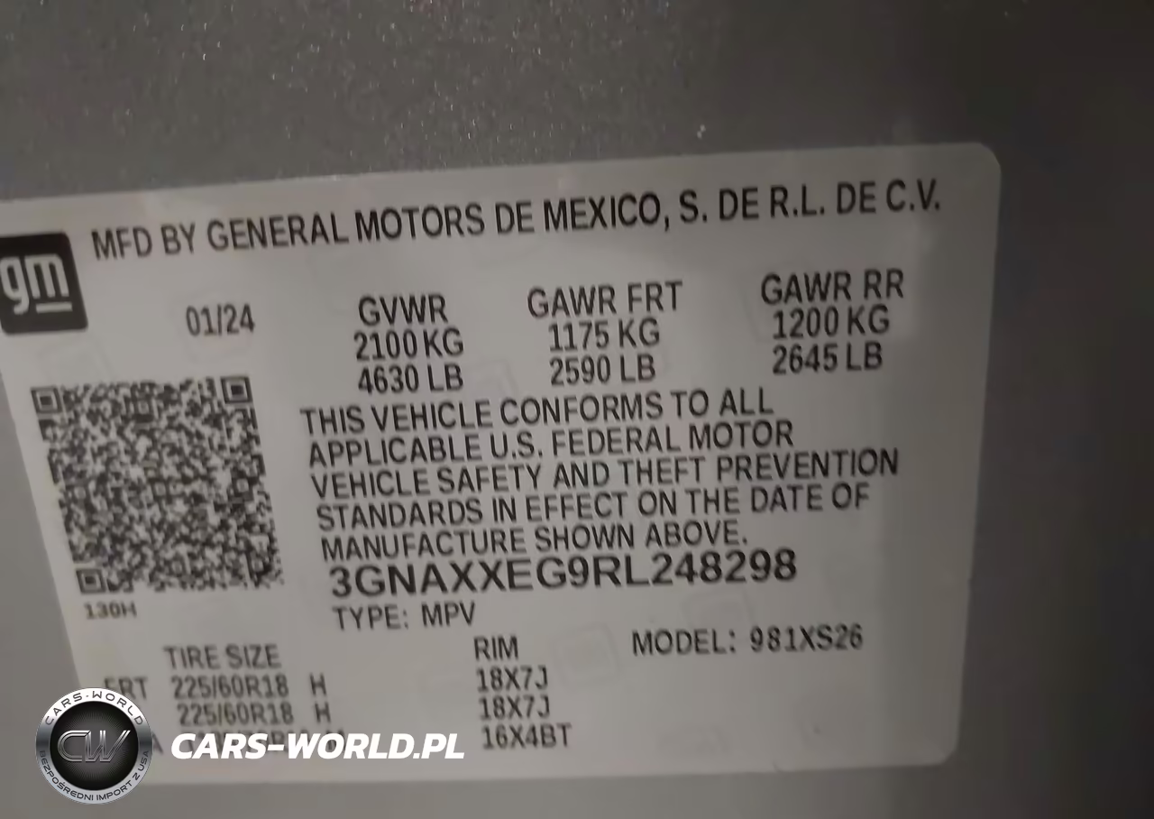 2024 Chevrolet Equinox Awd Premier VIN:3GNAXXEG9RL248298 - 9