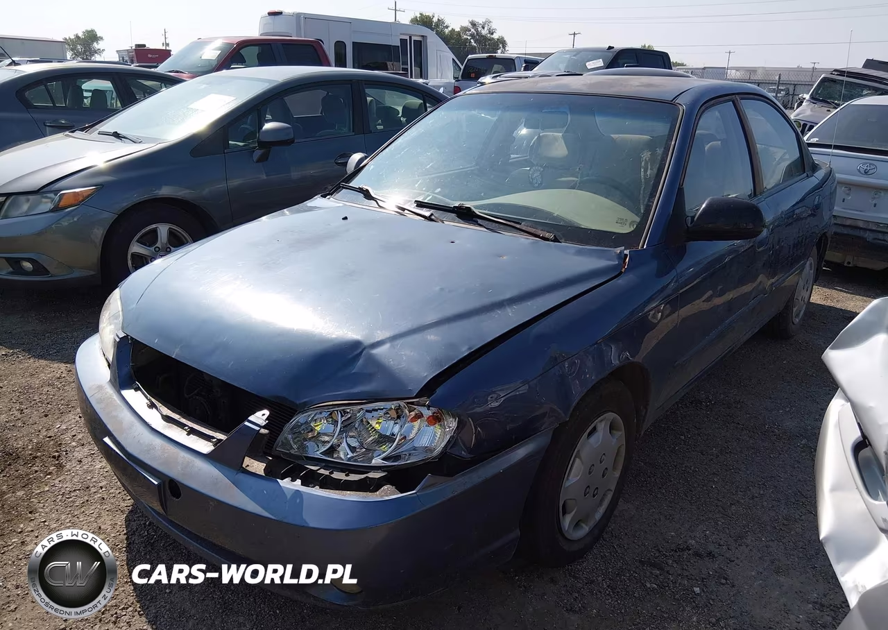 2003 Kia Spectra Ls VIN:KNAFB121835213783 - 2
