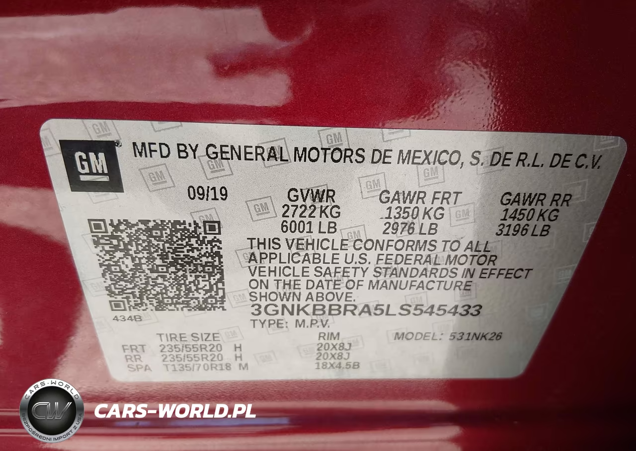 2020 Chevrolet Blazer Fwd 1Lt VIN:3GNKBBRA5LS545433 - 9