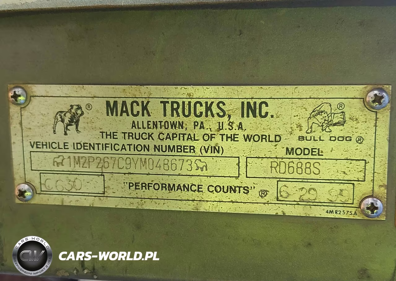 2000 Mack 600 Rd600 VIN:1M2P267C9YM048673 - 8