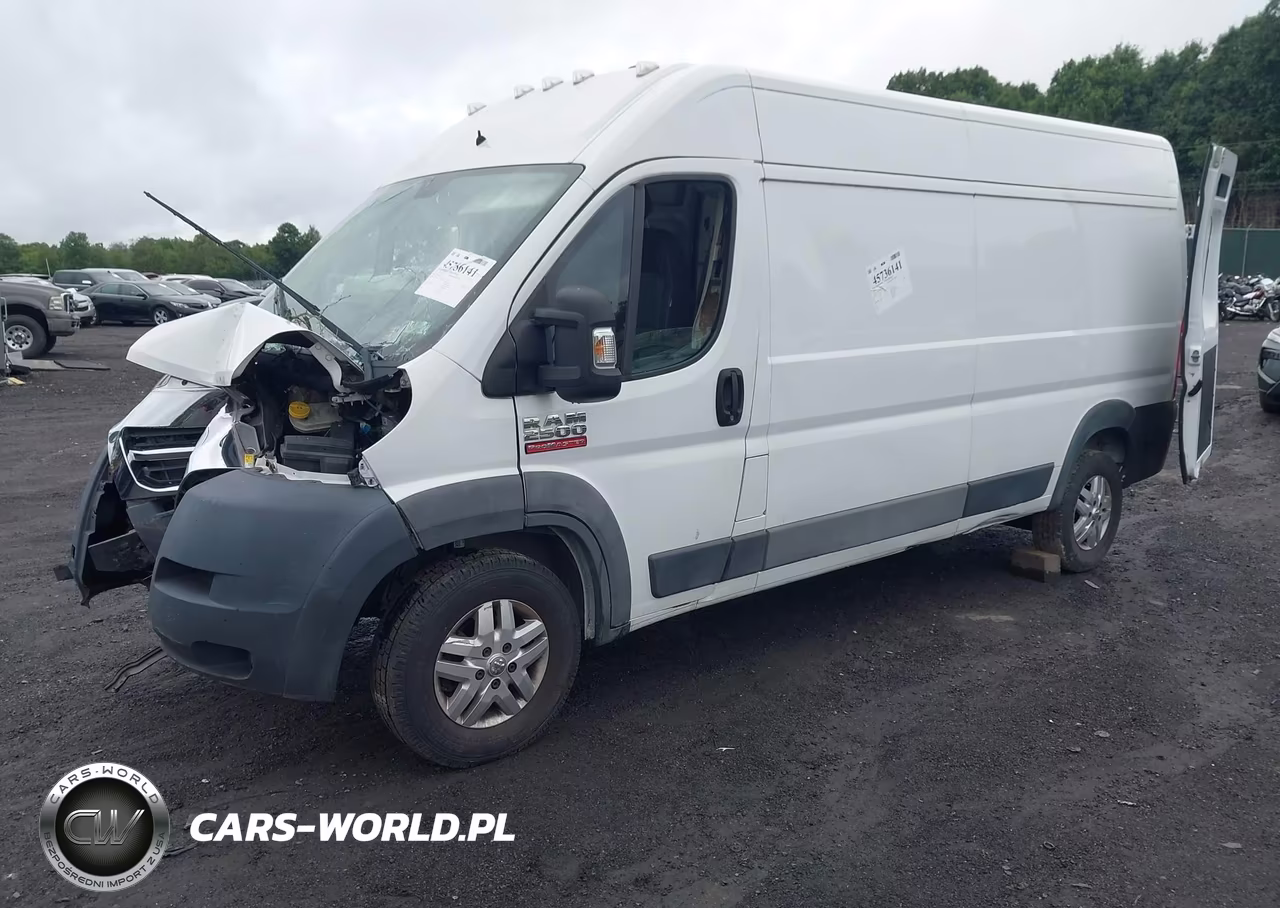 2017 Ram Promaster 2500 High Roof 159 Wb VIN:3C6TRVDG8HE522330 - 2