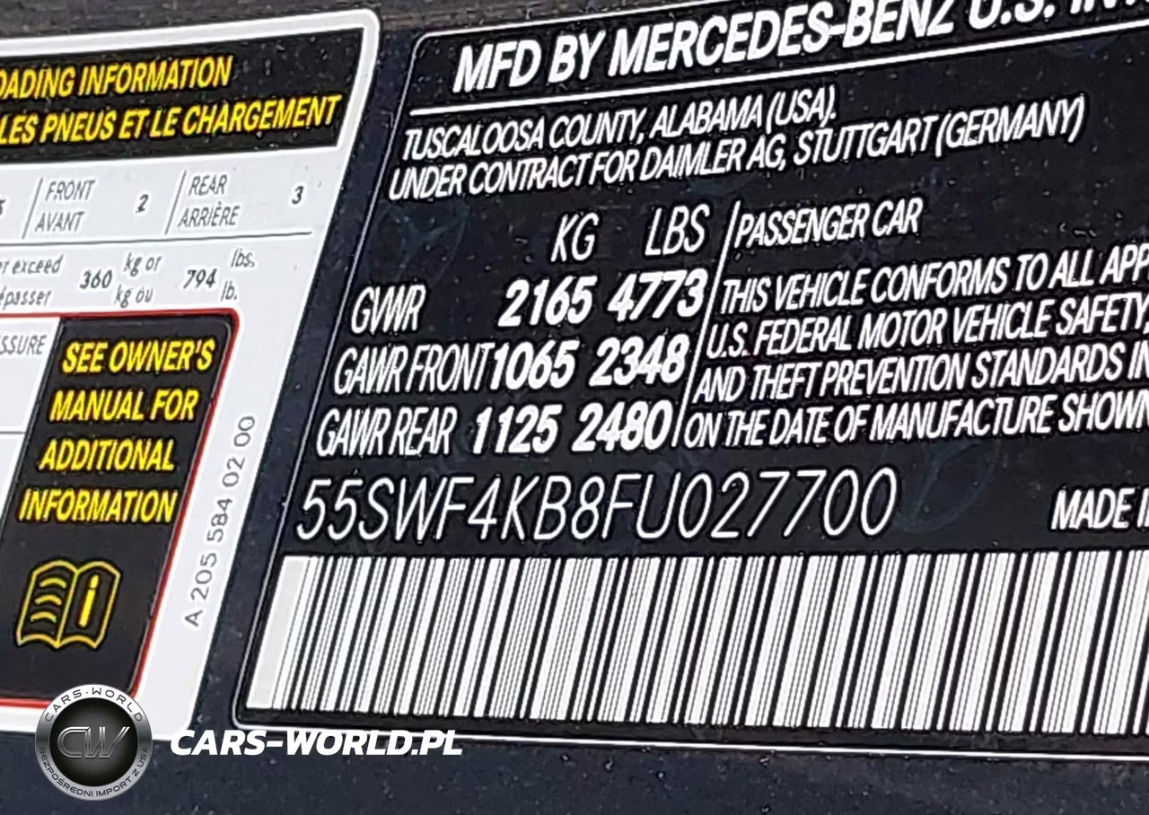 2015 Mercedes-Benz C 300 4Matic VIN:55SWF4KB8FU027700 - 9