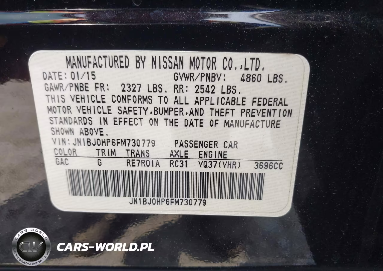 2015 Infiniti Qx50 Journey VIN:JN1BJ0HP6FM730779 - 9