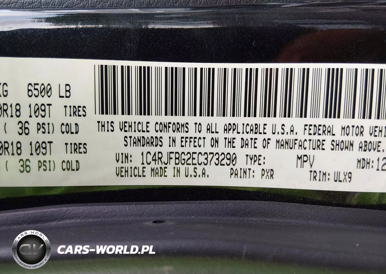 2014 Jeep Grand Cherokee Limited VIN:1C4RJFBG2EC373290 - 9