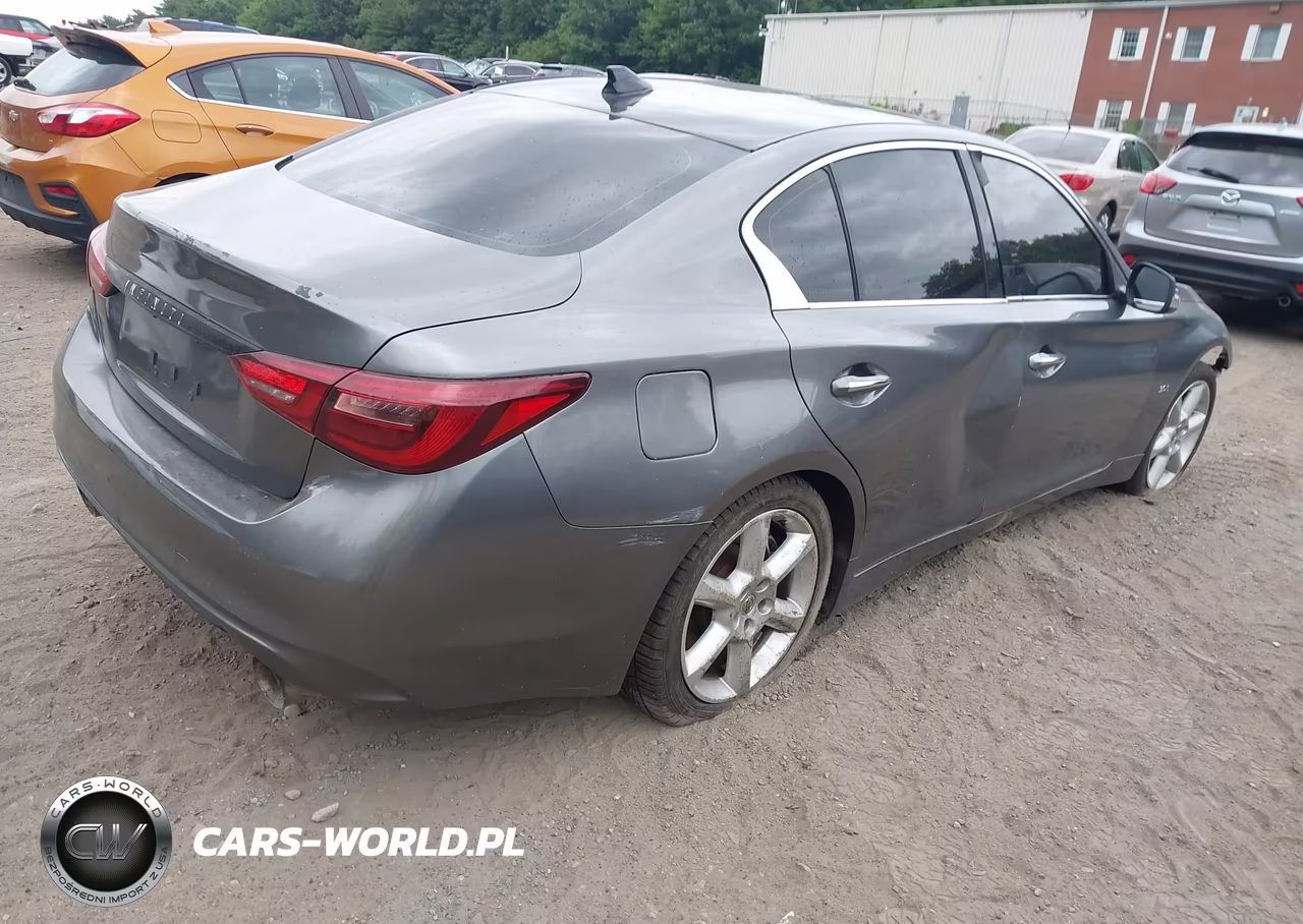 2016 Infiniti Q50 3.0T Red Sport 400 VIN:JN1FV7ARXGM451413 - 4