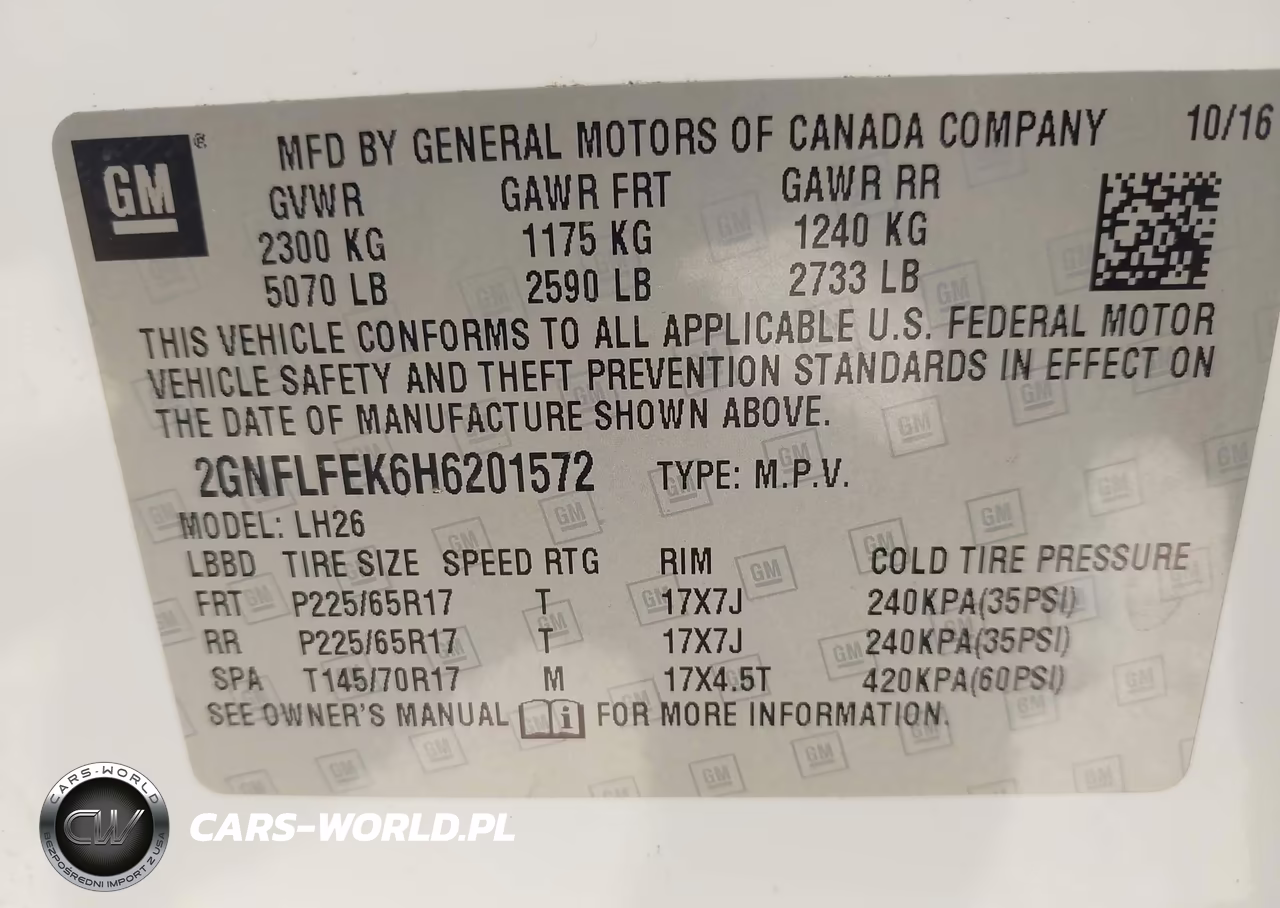 2017 Chevrolet Equinox Lt VIN:2GNFLFEK6H6201572 - 9