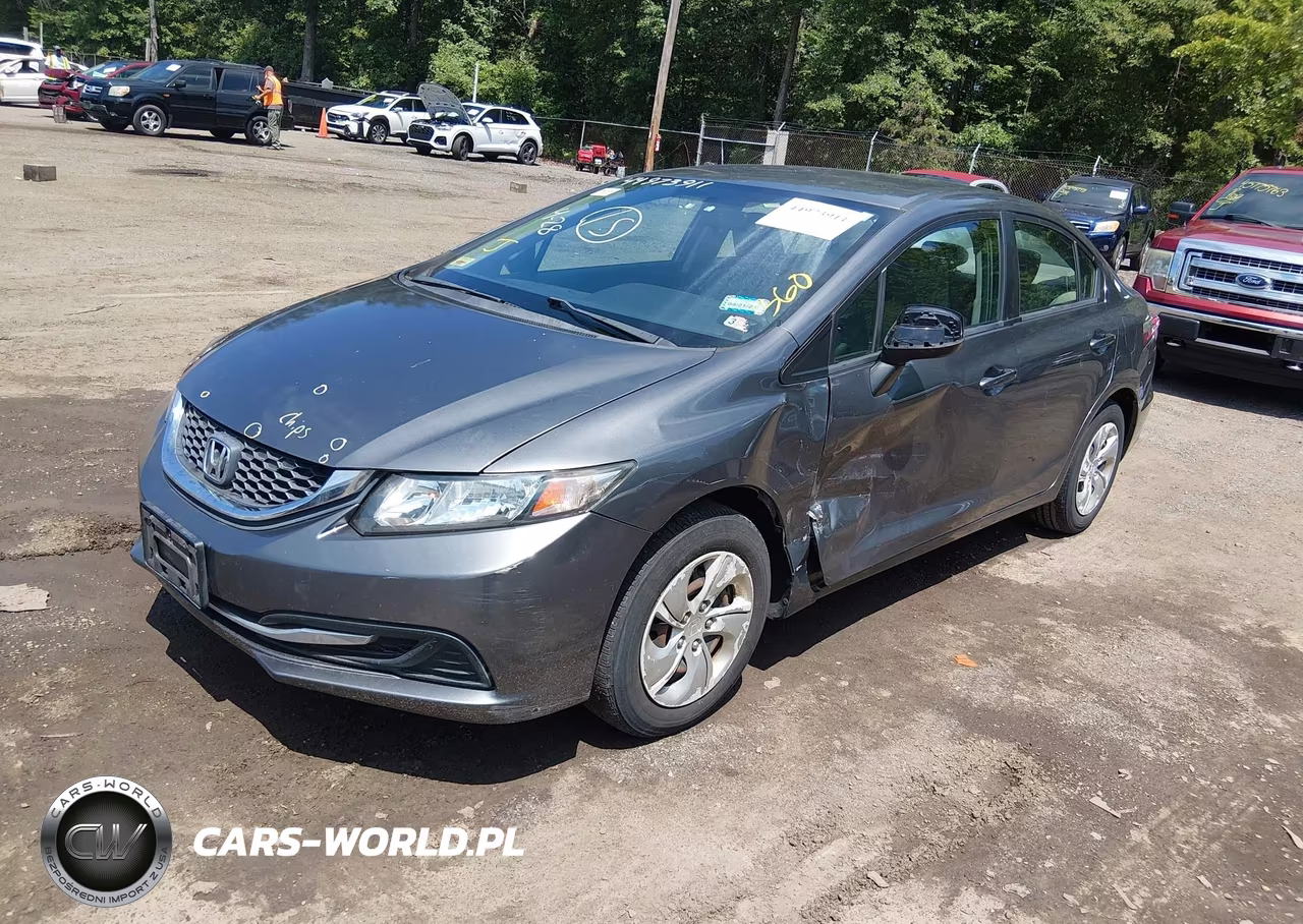 2013 Honda Civic Lx VIN:19XFB2F54DE070858 - 2