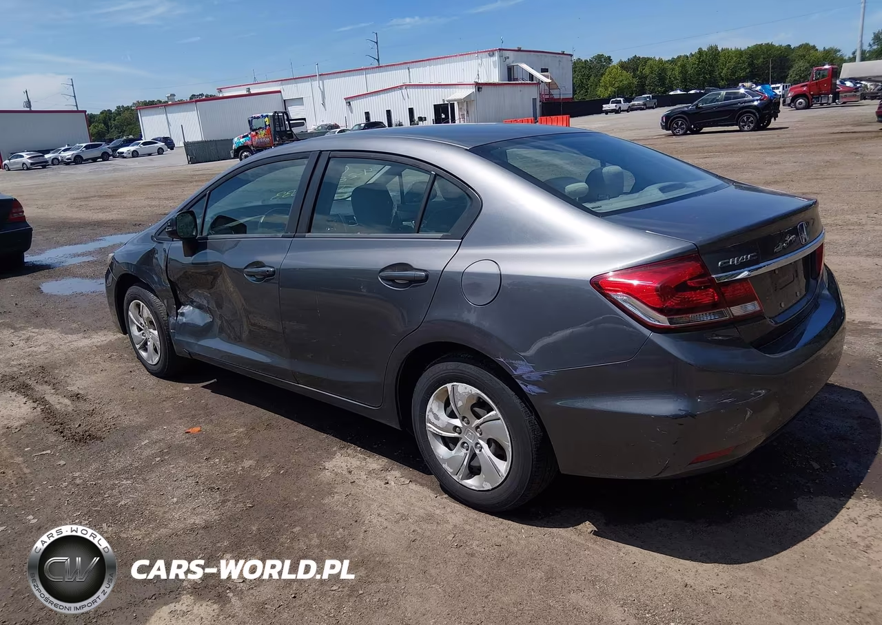 2013 Honda Civic Lx VIN:19XFB2F54DE070858 - 3