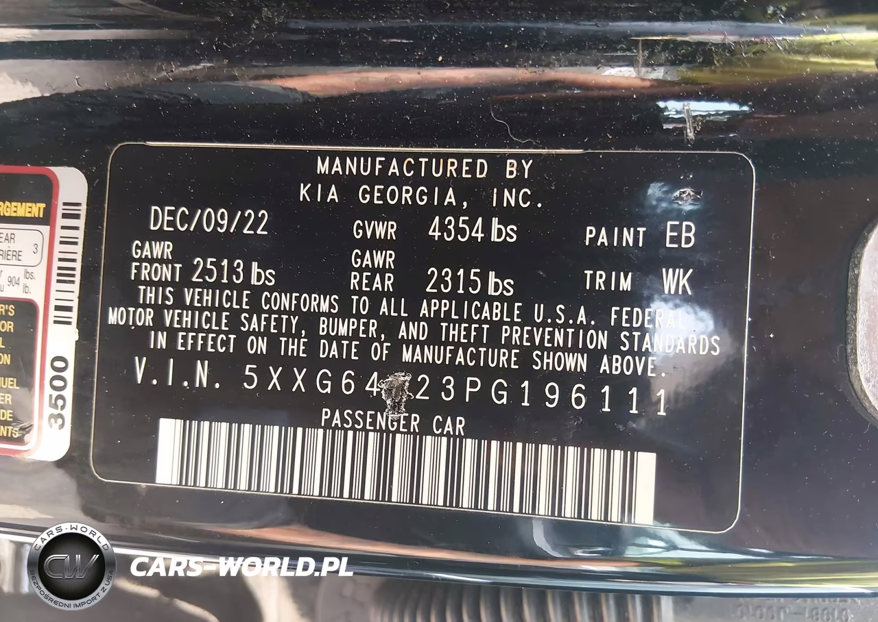 2023 Kia K5 Gt-Line VIN:5XXG64J23PG196111 - 9