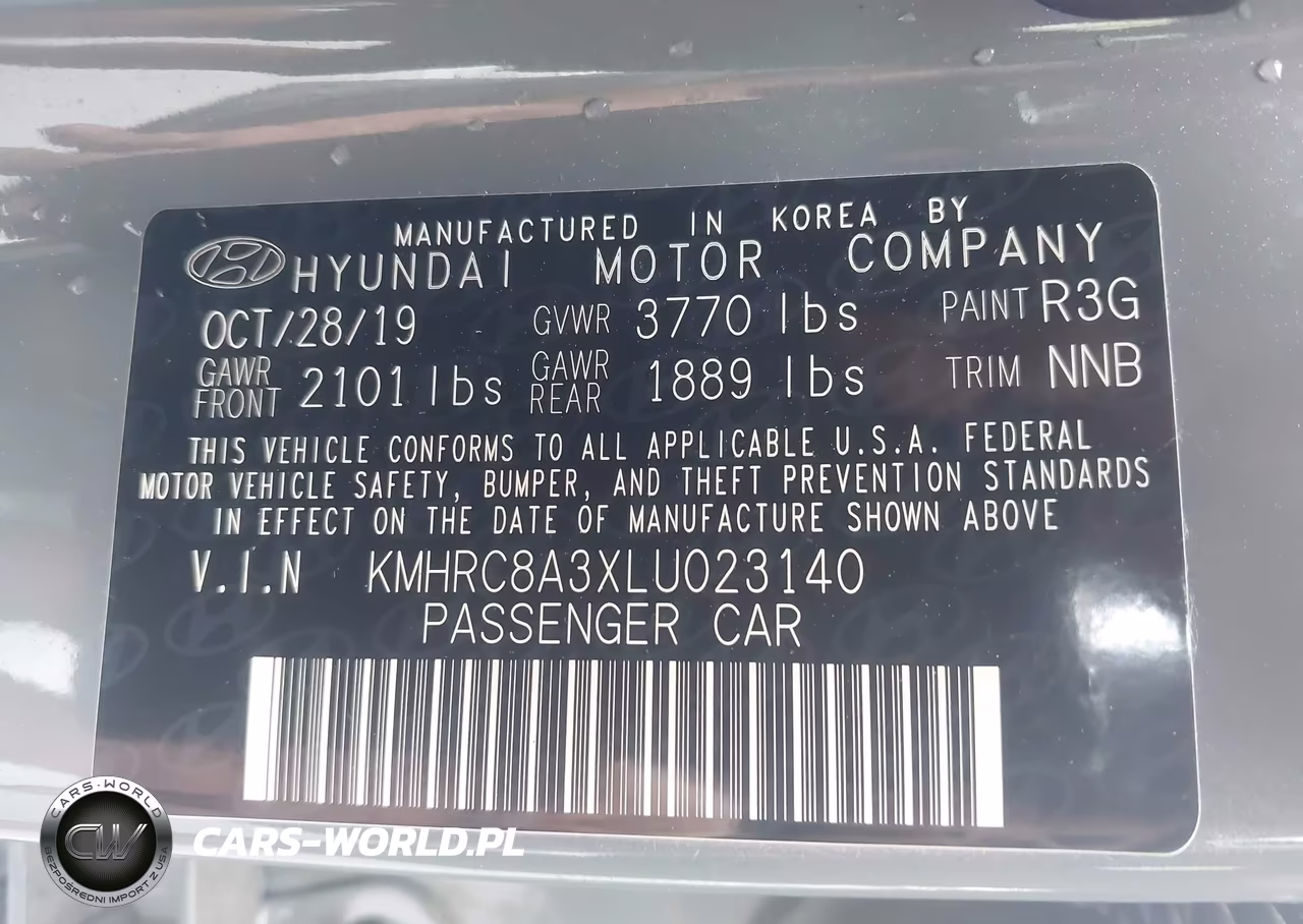 2020 Hyundai Venue Sel VIN:KMHRC8A3XLU023140 - 9