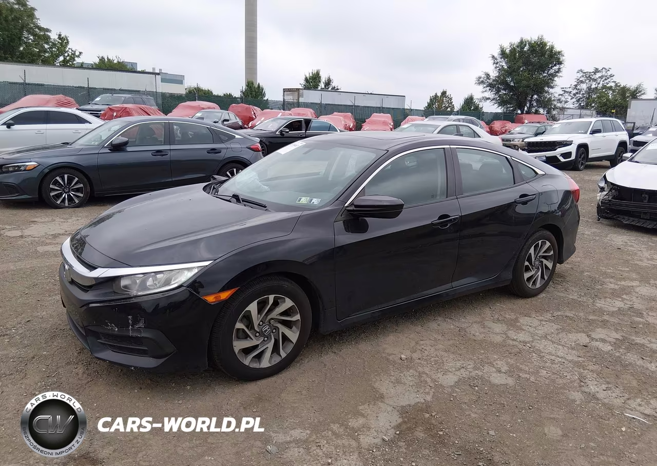 2018 Honda Civic Ex VIN:2HGFC2F7XJH543615 - 2