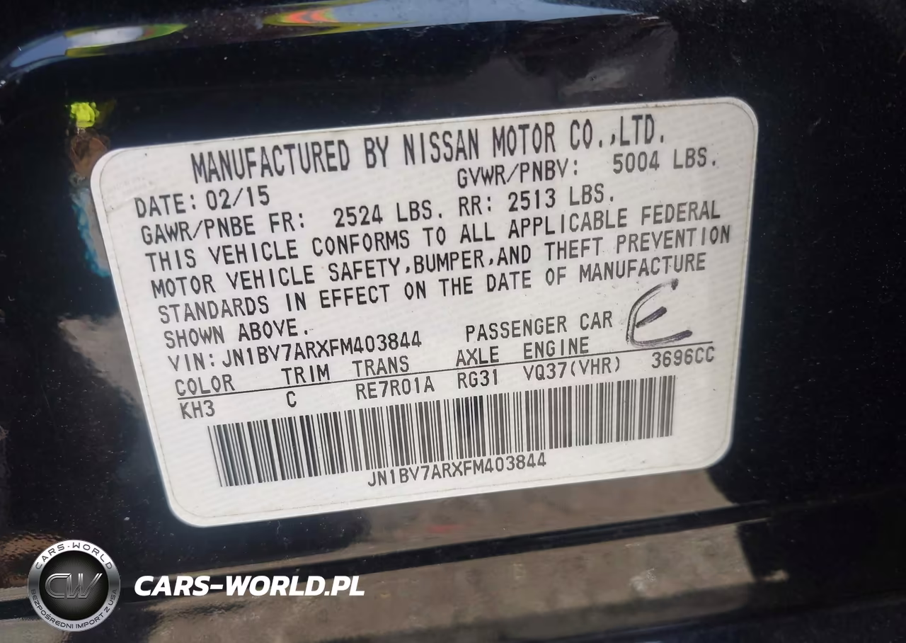 2015 Infiniti Q50 Premium VIN:JN1BV7ARXFM403844 - 9