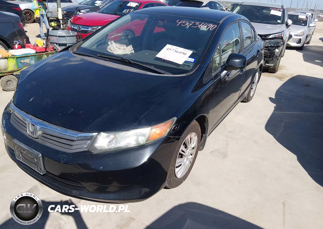 2012 Honda Civic Lx VIN:19XFB2F59CE044383 - 2