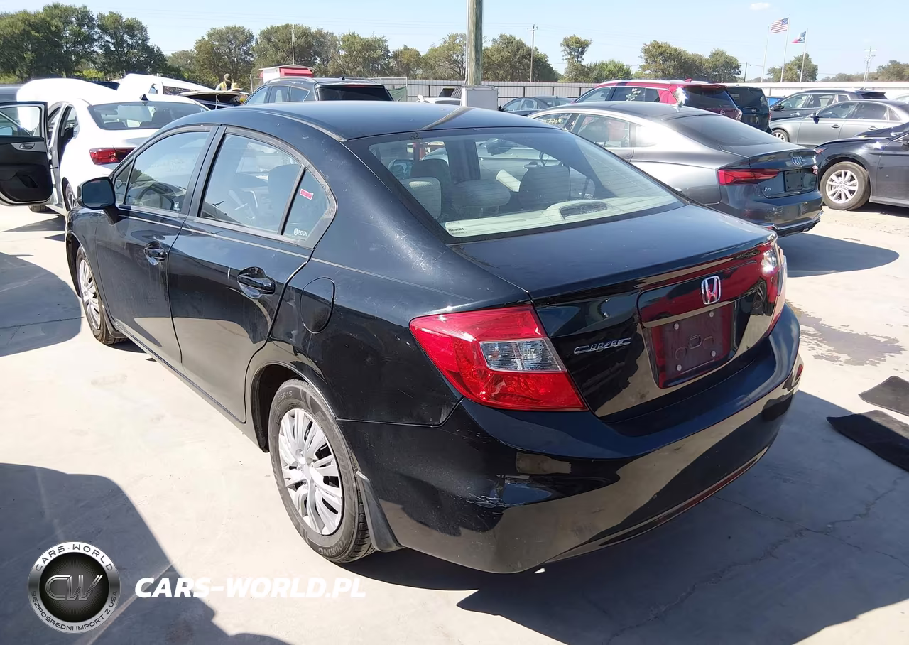 2012 Honda Civic Lx VIN:19XFB2F59CE044383 - 3