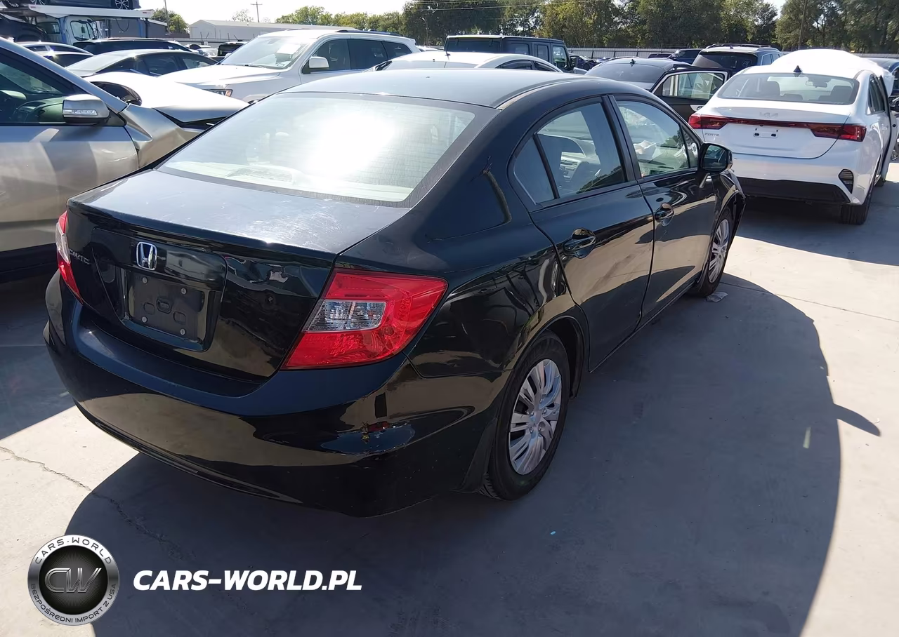 2012 Honda Civic Lx VIN:19XFB2F59CE044383 - 4