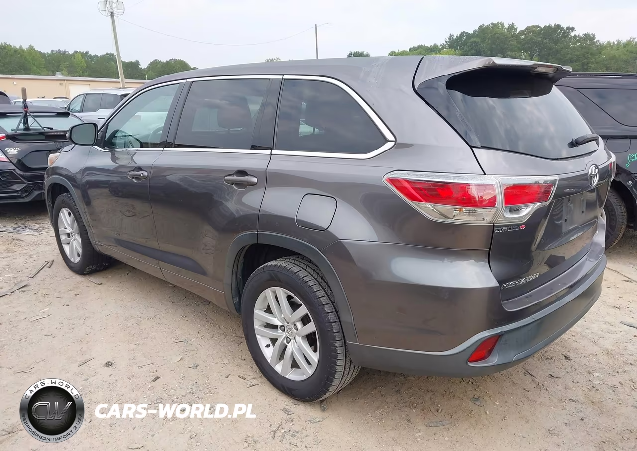 2015 Toyota Highlander Le V6 VIN:5TDZKRFH1FS054173 - 3