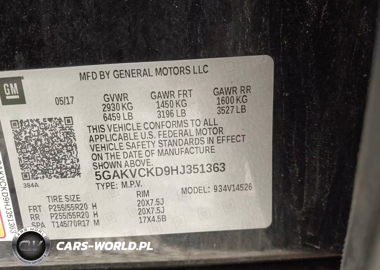 2017 Buick Enclave Premium VIN:5GAKVCKD9HJ351363 - 9