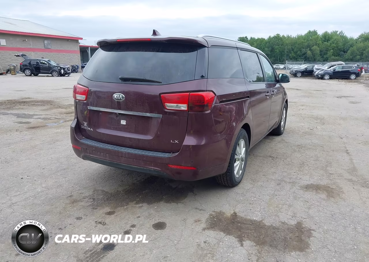 2017 Kia Sedona Lx VIN:KNDMB5C11H6284681 - 4