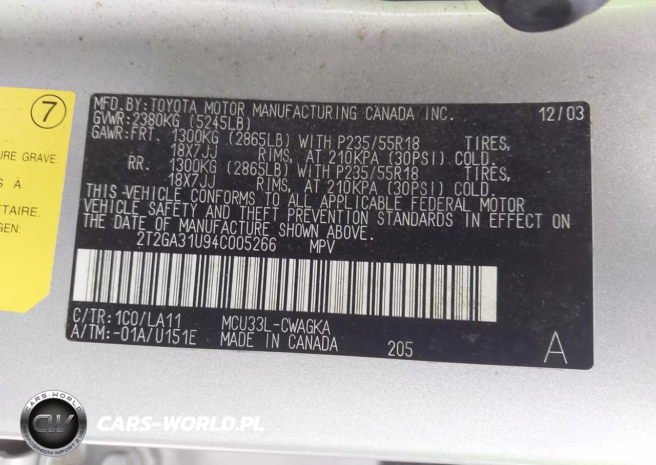 2004 Lexus Rx 330 VIN:2T2GA31U94C005266 - 9