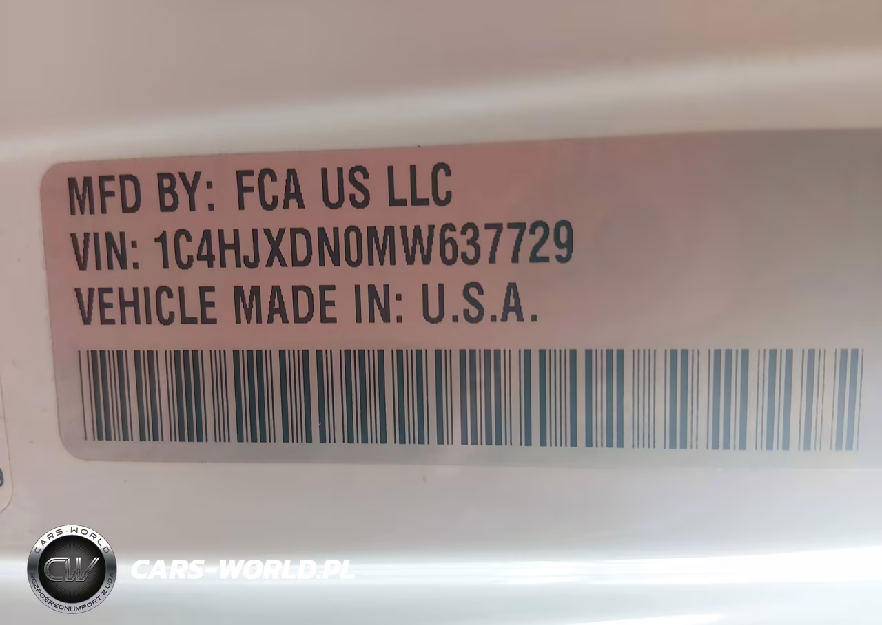 2021 Jeep Wrangler Unlimited Freedom 4X4 VIN:1C4HJXDN0MW637729 - 9
