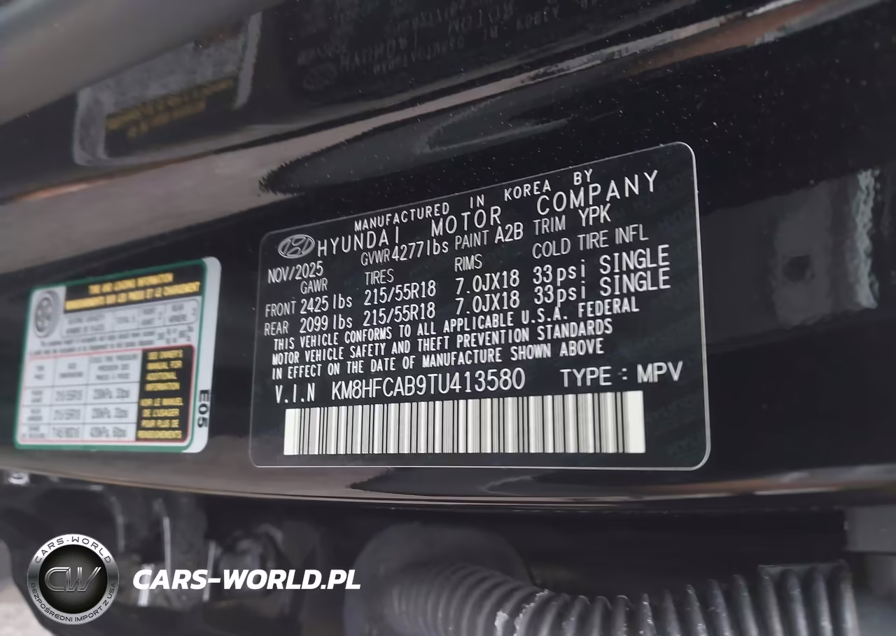 2026 Hyundai Kona Sel Sport VIN:KM8HFCAB9TU413580 - 9