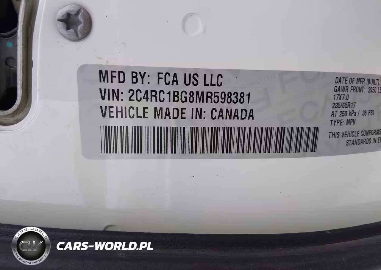 2021 Chrysler Pacifica Touring L VIN:2C4RC1BG8MR598381 - 9