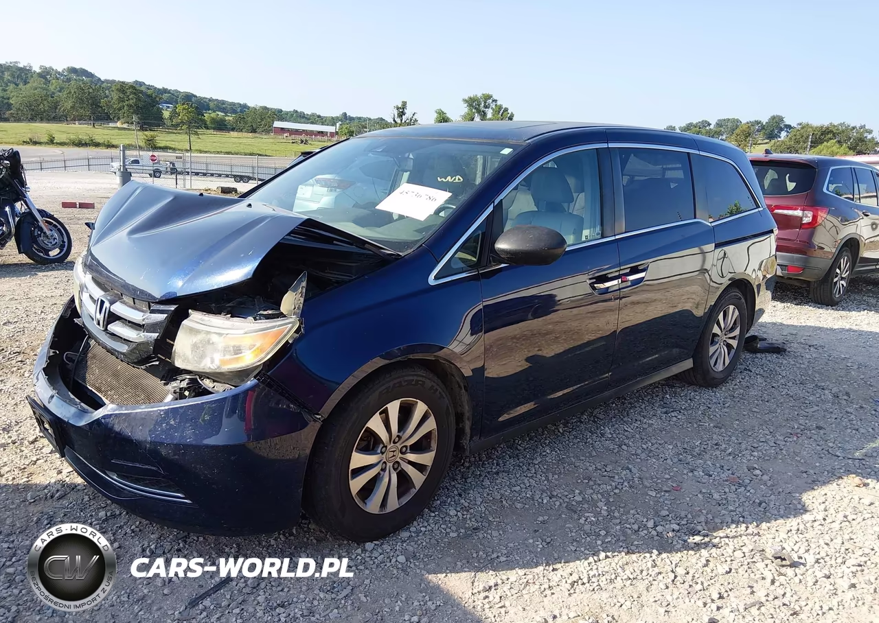 2017 Honda Odyssey Ex-L VIN:5FNRL5H66HB020819 - 2