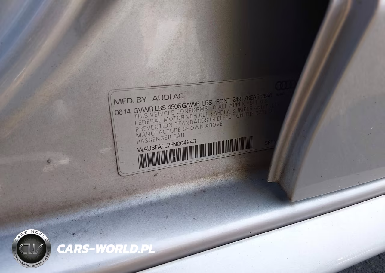 2015 Audi A4 2.0T Premium VIN:WAUBFAFL7FN004943 - 9