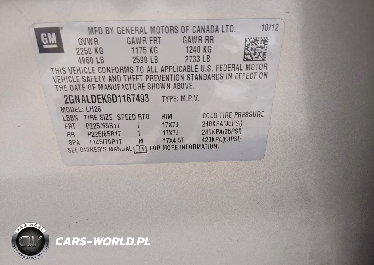 2013 Chevrolet Equinox Lt VIN:2GNALDEK6D1167493 - 9