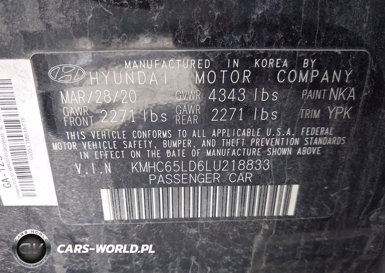 2020 Hyundai Ioniq Plug-In Hybrid Se VIN:KMHC65LD6LU218833 - 9