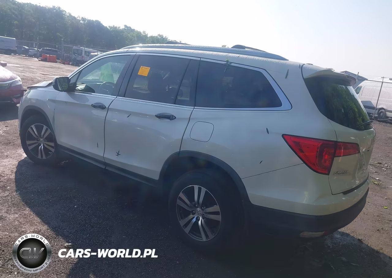2016 Honda Pilot Ex-L VIN:5FNYF6H77GB071200 - 3
