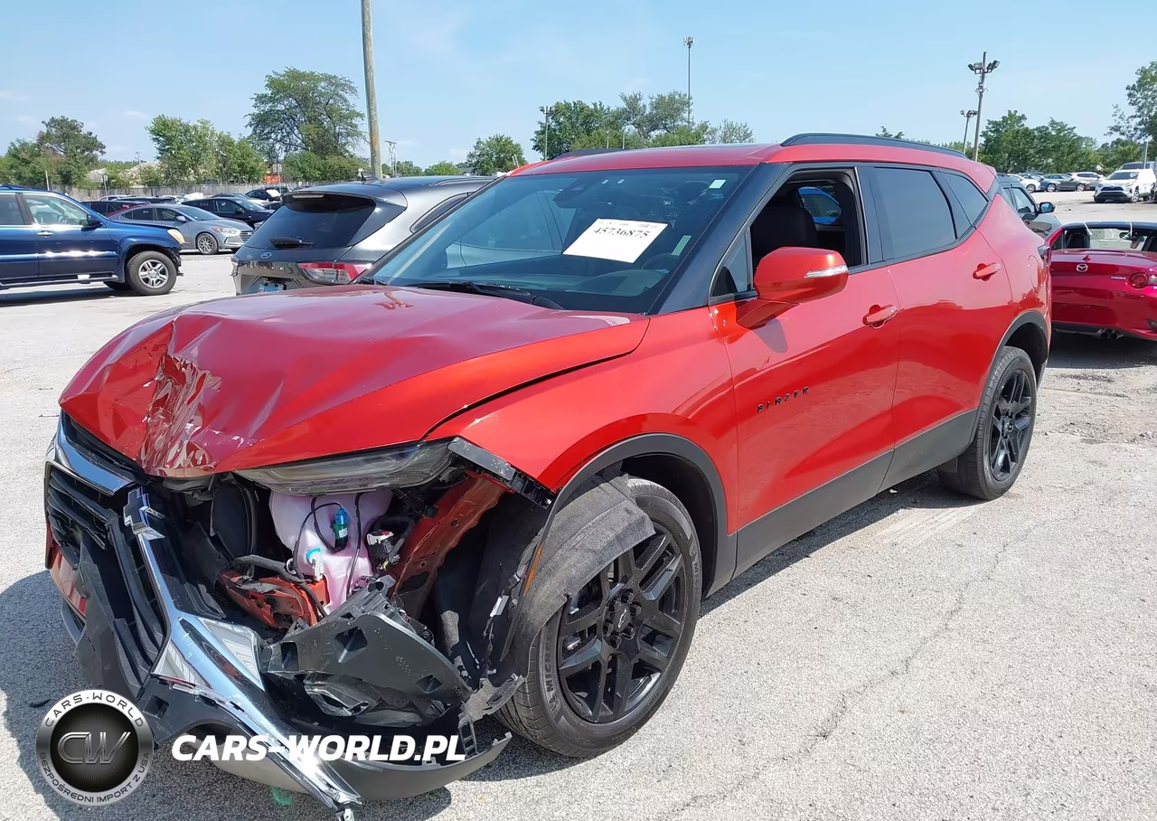 2021 Chevrolet Blazer Awd 3Lt VIN:3GNKBJRS6MS542657 - 2