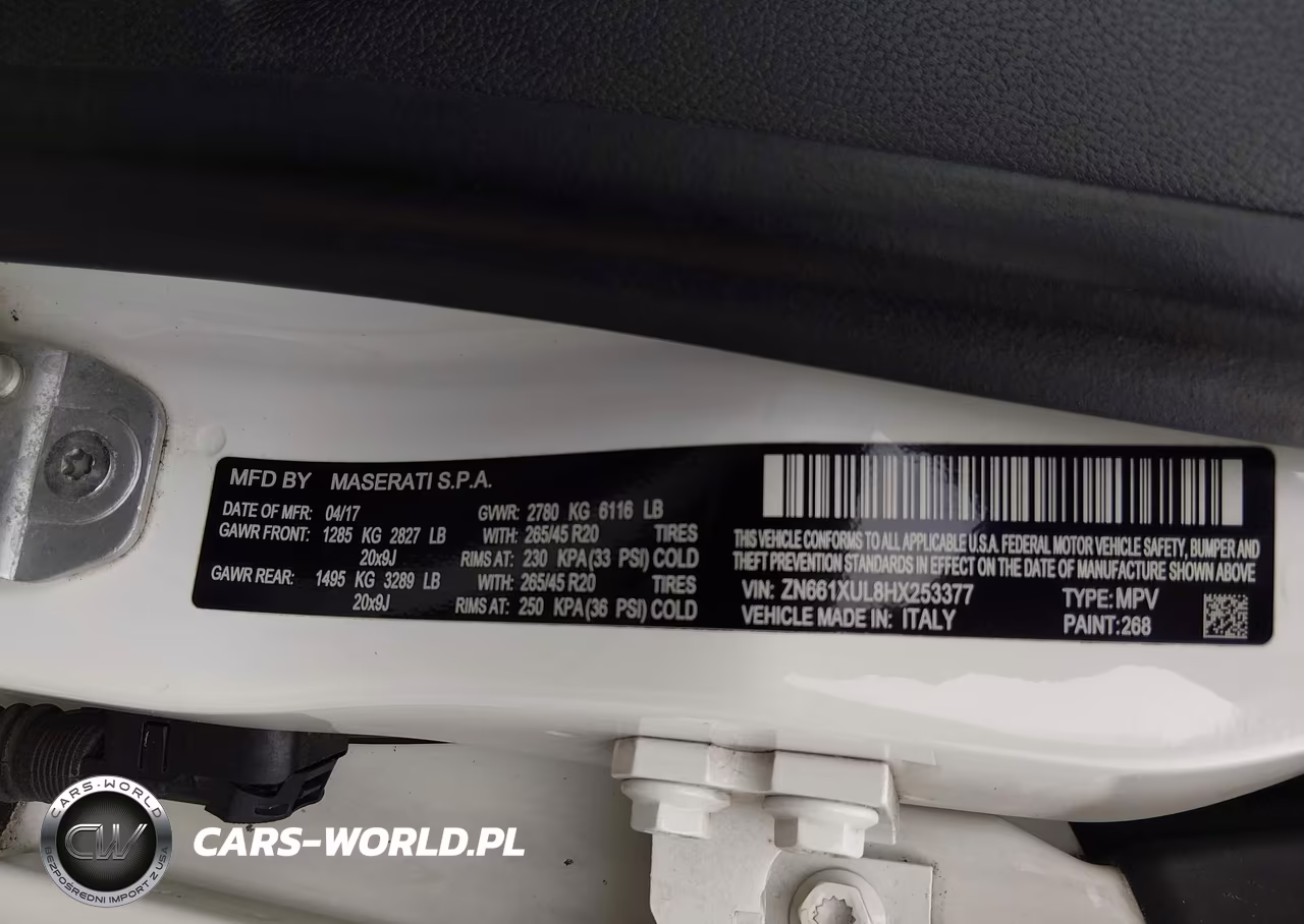 2017 Maserati Levante VIN:ZN661XUL8HX253377 - 9