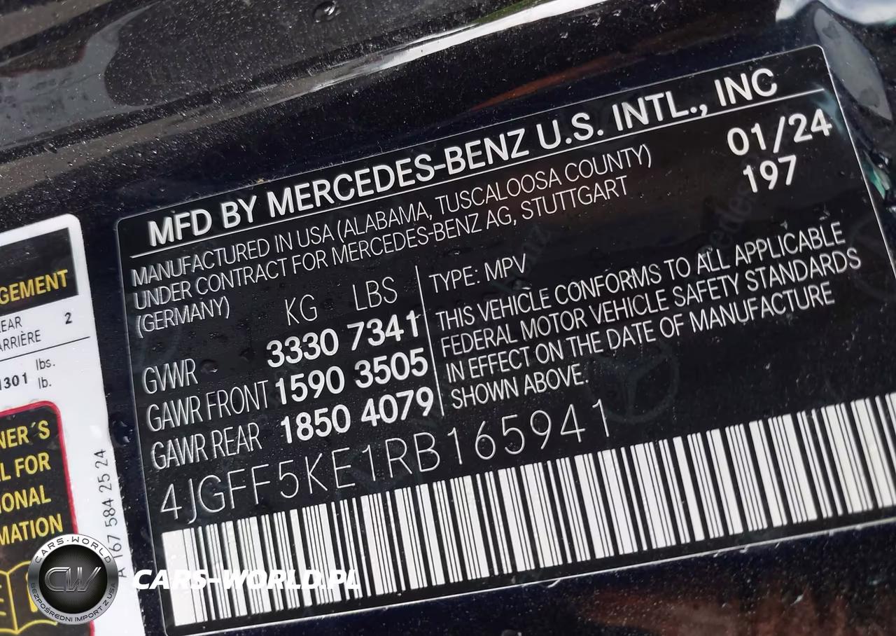 2024 Mercedes-Benz Gls 450 4Matic VIN:4JGFF5KE1RB165941 - 9