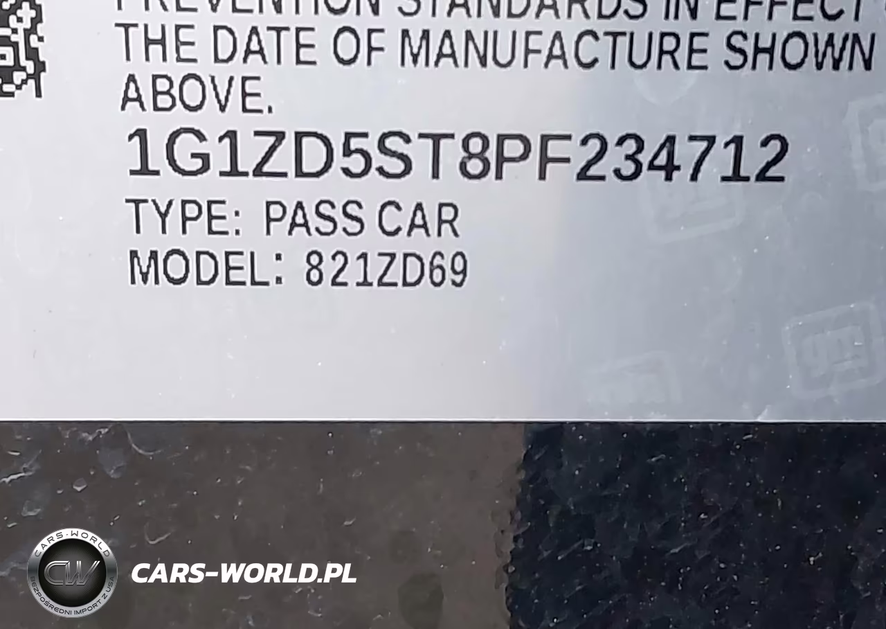2023 Chevrolet Malibu Fwd 1Lt VIN:1G1ZD5ST8PF234712 - 9