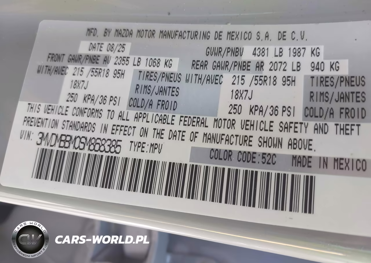 2025 Mazda Cx-30 2.5 S Select Sport VIN:3MVDMBBM0SM868385 - 9