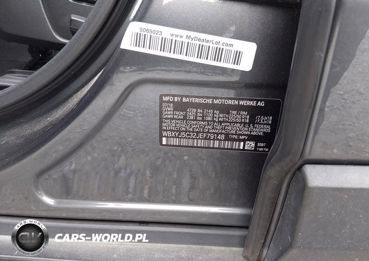 2018 BMW X2 xDrive28I VIN:WBXYJ5C32JEF79148 - 9