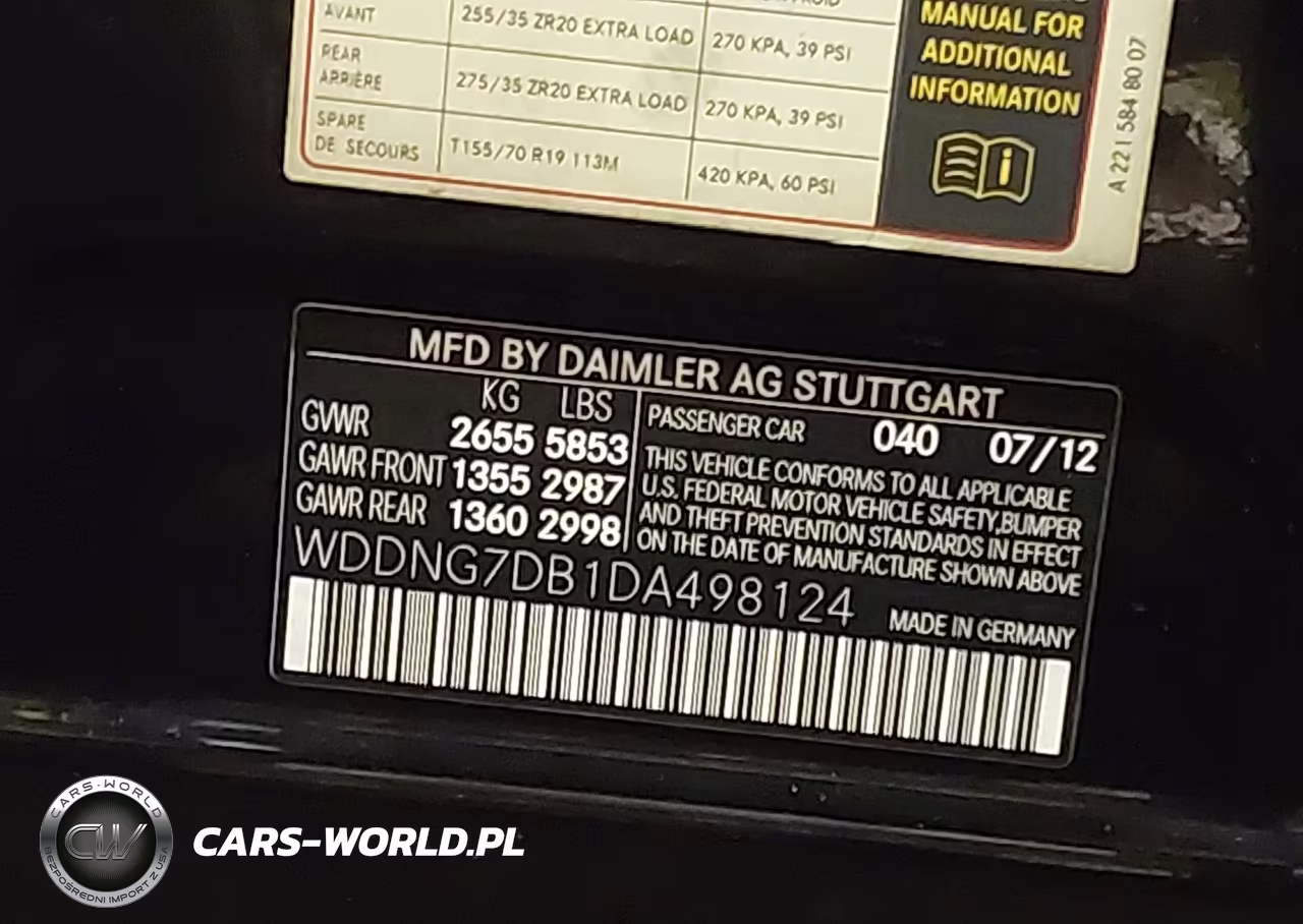 2013 Mercedes-Benz S 550 VIN:WDDNG7DB1DA498124 - 9