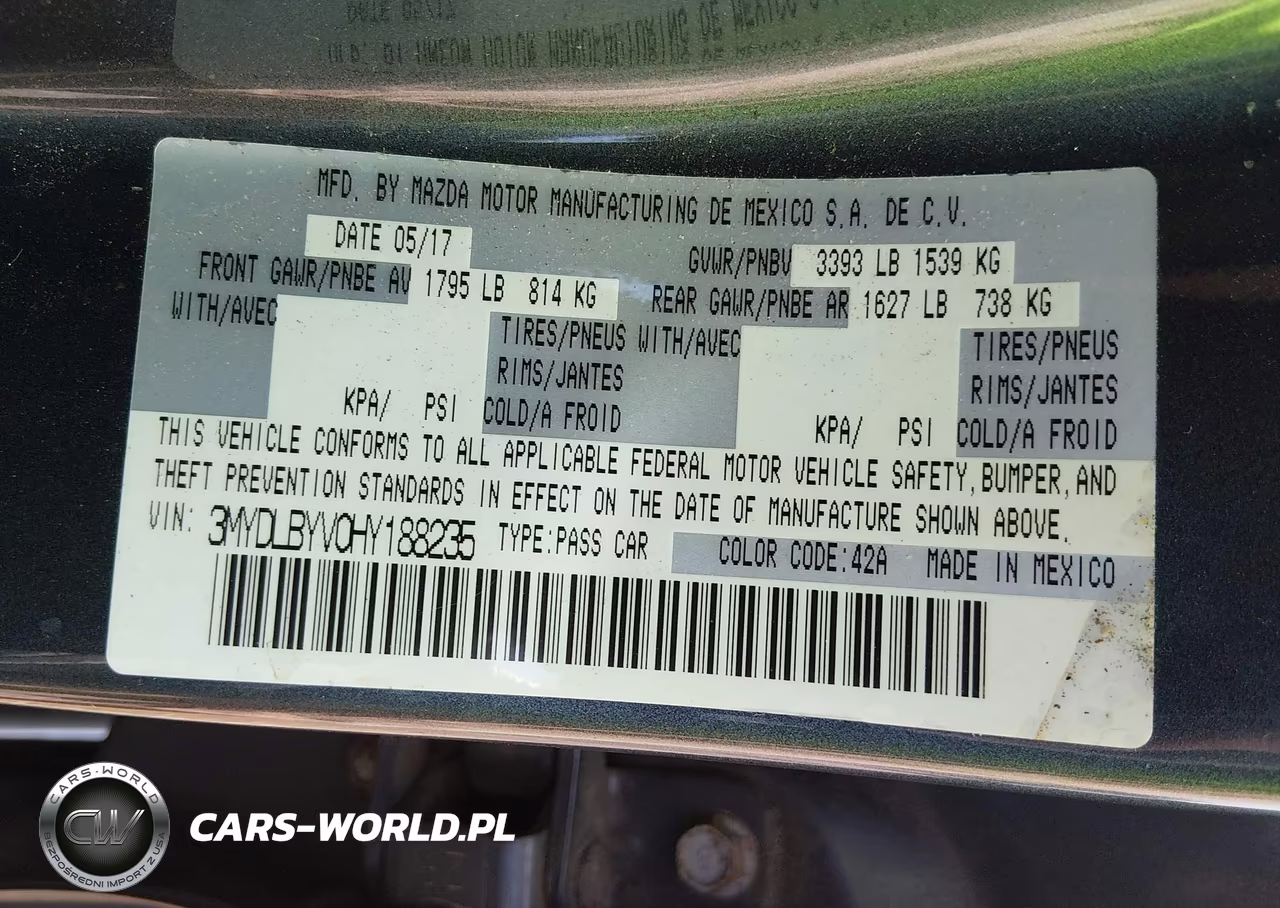 2017 Toyota Yaris Ia VIN:3MYDLBYV0HY188235 - 9