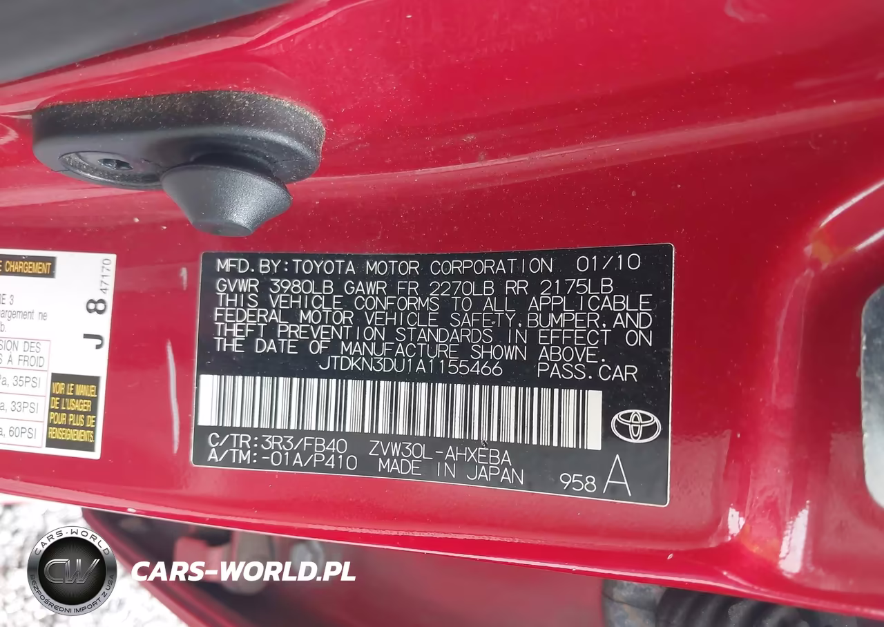 2010 Toyota Prius Ii VIN:JTDKN3DU1A1155466 - 9