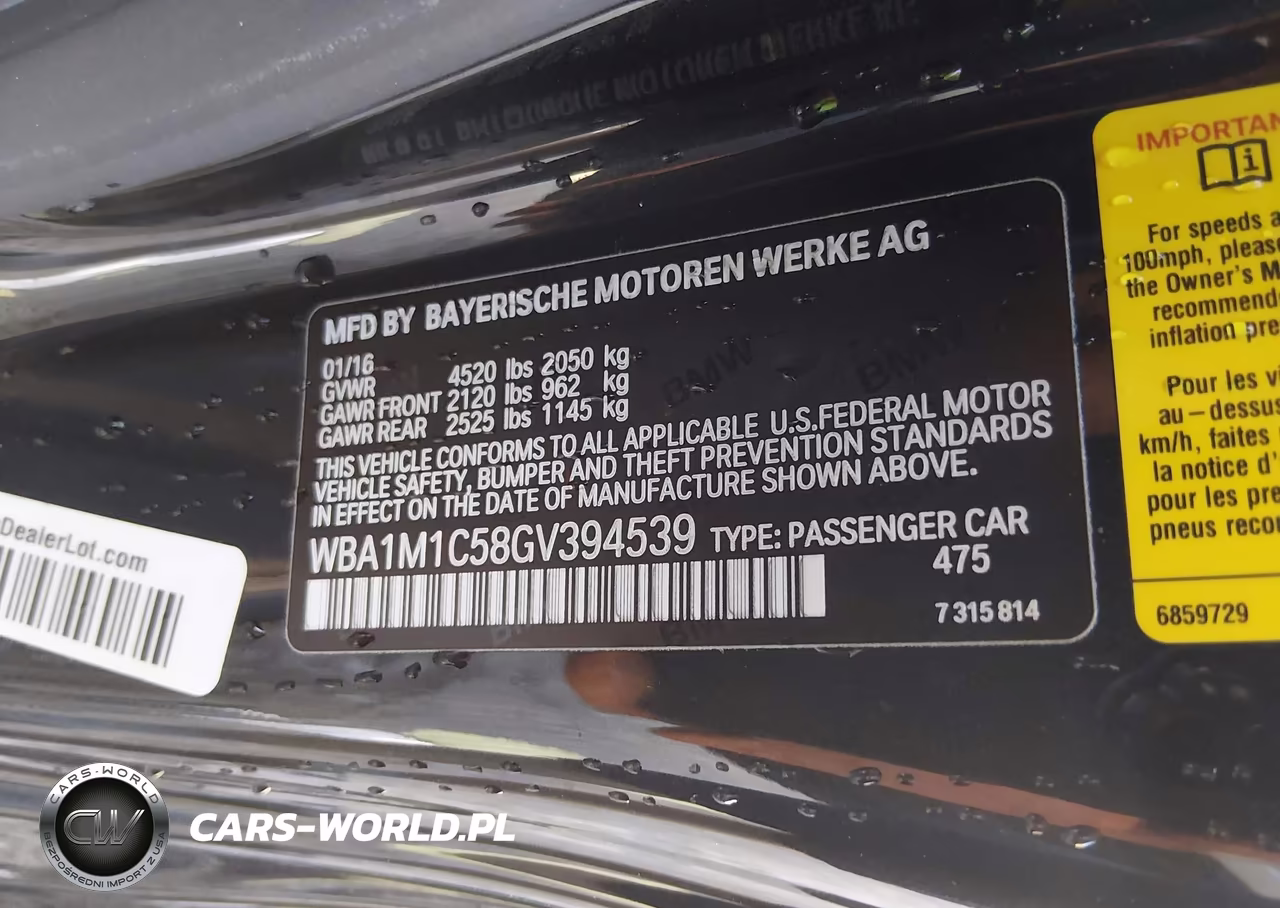 2016 BMW M235I VIN:WBA1M1C58GV394539 - 9