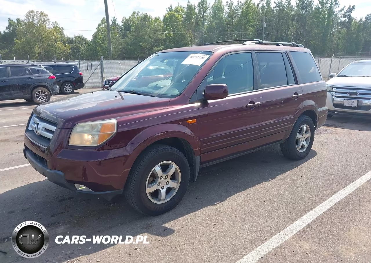 2007 Honda Pilot Ex-L VIN:5FNYF28557B017840 - 2