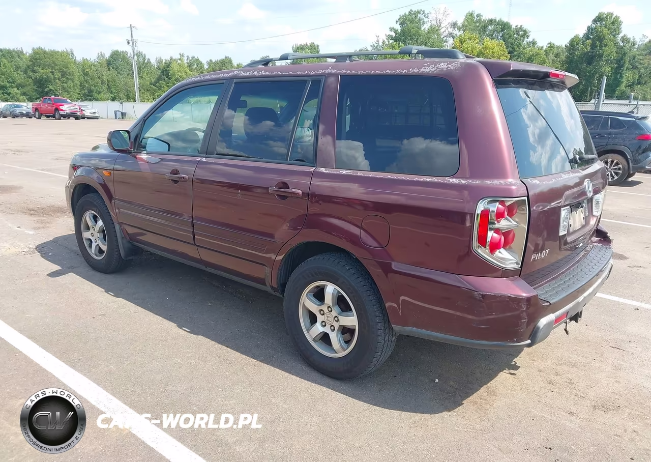 2007 Honda Pilot Ex-L VIN:5FNYF28557B017840 - 3