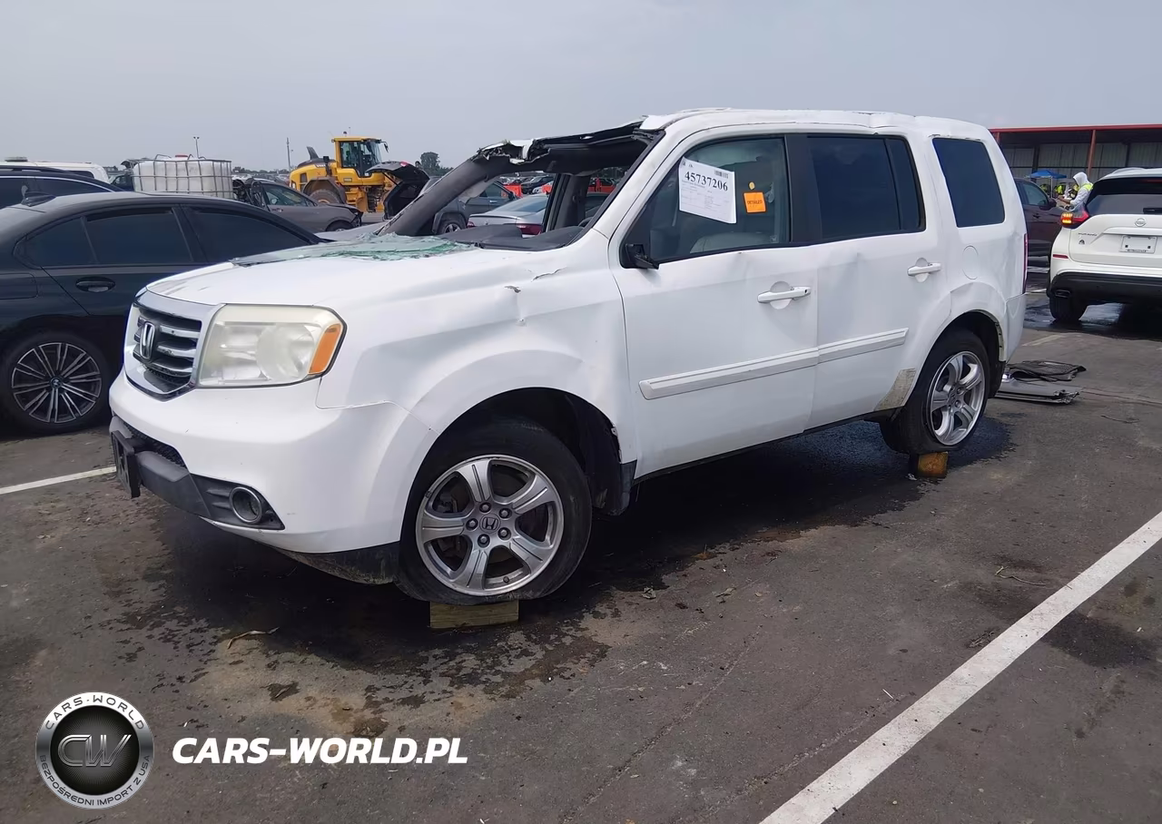 2012 Honda Pilot Ex-L VIN:5FNYF3H72CB011852 - 2