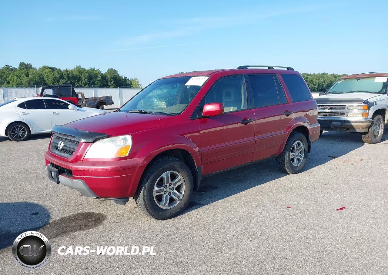 2004 Honda Pilot Ex-L VIN:2HKYF18634H573953 - 2