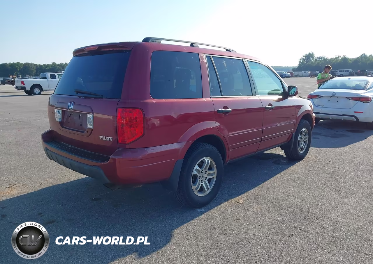2004 Honda Pilot Ex-L VIN:2HKYF18634H573953 - 4