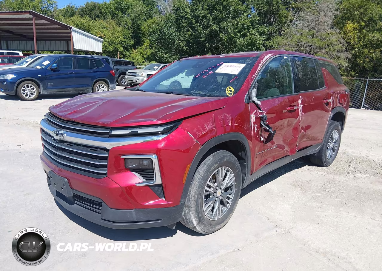 2024 Chevrolet Traverse Fwd Lt VIN:1GNERGKSXRJ164468 - 2