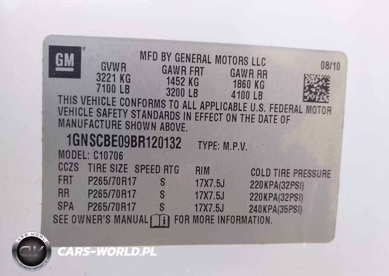 2011 Chevrolet Tahoe Lt VIN:1GNSCBE09BR120132 - 9
