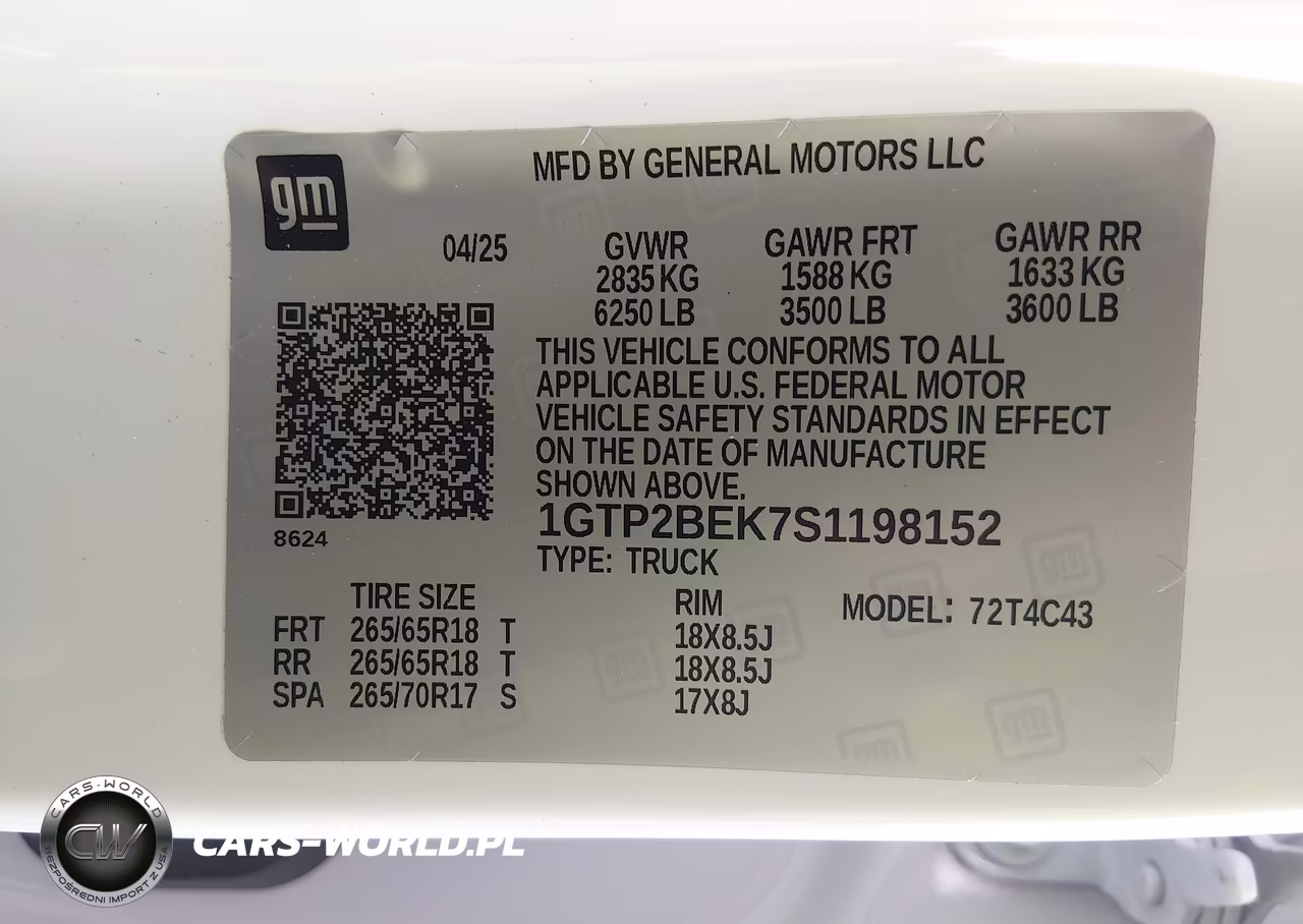 2025 GMC Canyon 4Wd Elevation VIN:1GTP2BEK7S1198152 - 9